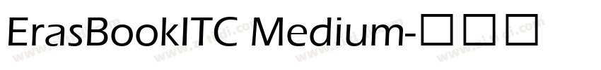 ErasBookITC Medium字体转换